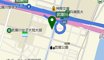 浪速梱包運輸(株)の地図画像