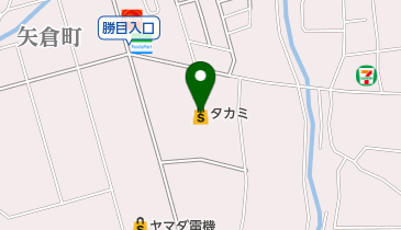 ホームセンタータカミwithスーパーバリュー生鮮市場川内店の地図画像
