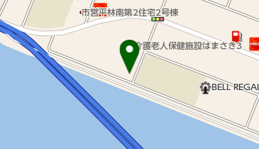 (株)コウヘイ運輸の地図画像
