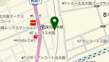 ヤマックス(株)新大阪工場」(大阪市淀川区-社会関連-〒532-0034)の地図