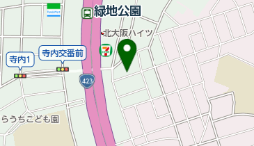 東寺内町会倉庫の地図画像