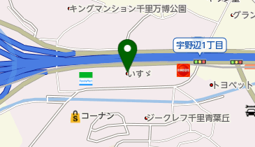 いすゞオート西形(株)千里営業所の地図画像