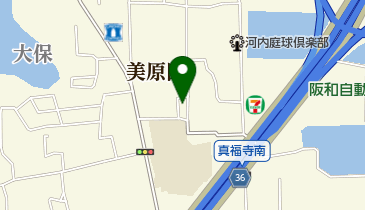 南河内工業の地図画像