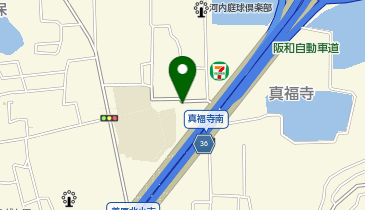 学研美原北倉庫の地図画像