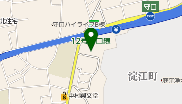 守口市北部コミュニティセンター体育室の地図画像