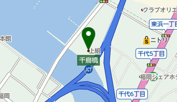 (株)上組福岡支店東浜総合物流センターの地図画像