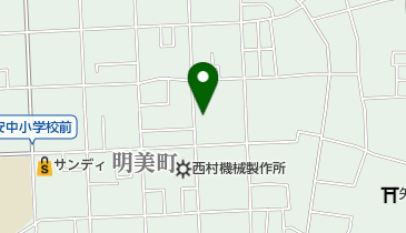 上川金属工業(株)の地図画像