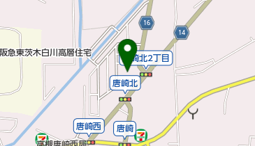 尾崎硝子(株)唐崎工場の地図画像