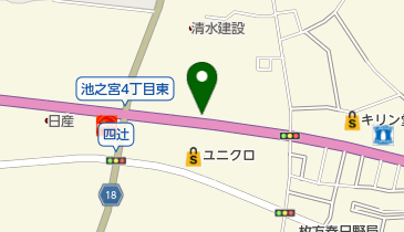 ライオンミルクセンターの地図画像