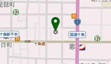 株)美十京都本社・工場」(京都市南区-社会関連-〒601-8446)の地図