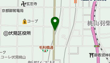 伏見モータース倉庫の地図画像