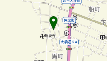 若柳美栄舞踊研究所の地図画像