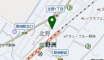野洲駅北口サイクルセンターの地図画像