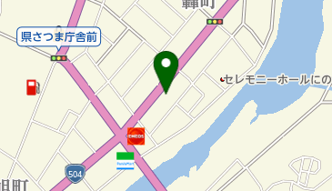 ヤクルトさつまセンターの地図画像