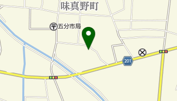 味真野茶処理加工施設の地図画像