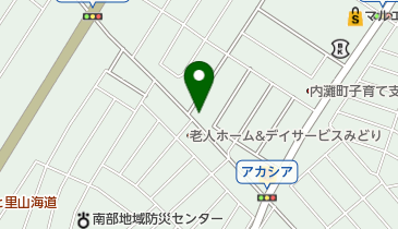 炭火焼内灘市場の地図画像
