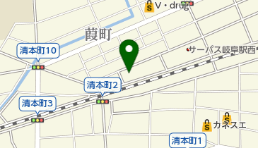日本通運(株)岐阜支店稲荷倉庫の地図画像