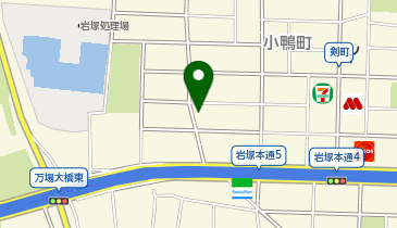 梅元工業所の地図画像