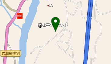 上平きのこ組合なめこ工場の地図画像