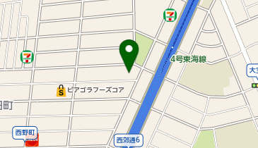 (株)不二越中日本配送センターの地図画像
