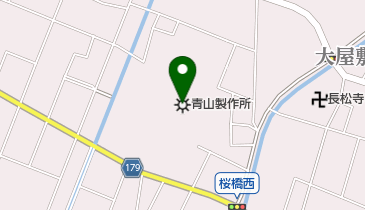 (株)青山製作所本社の地図画像