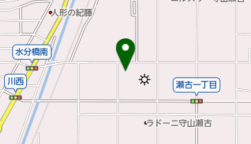 (株)サントス守山物流センターの地図画像