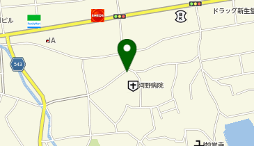 デイケアセンターにじいろの地図画像