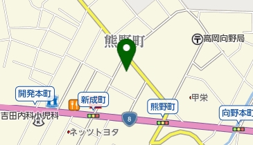 オークス(株)高岡支社の地図画像