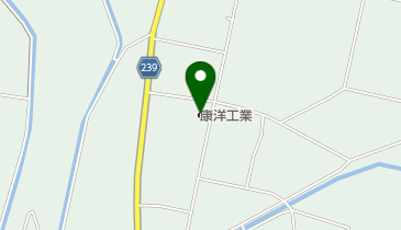 康洋工業(株)の地図画像