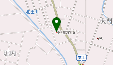 (株)小谷製作所本江工場の地図画像