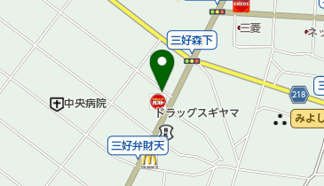 タイヤセンター三好の地図画像