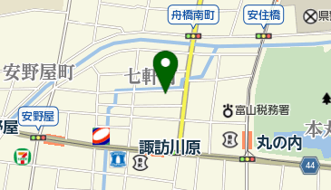 北陸設備工業(株)富山(営)の地図画像
