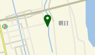 富山市上下水道局朝日工業用水管理棟の地図画像