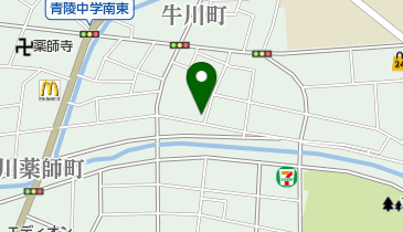(有)河合塗装工業の地図画像