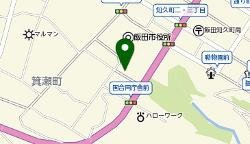 飯田市営自動車整備工場の地図画像