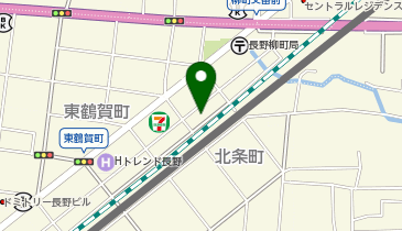 明治牛乳長野北部宅配センターの地図画像
