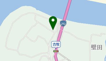 古牧地区水防倉庫の地図画像