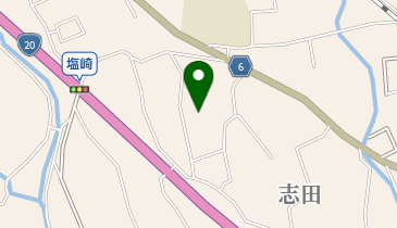 (株)富創志田工場の地図画像