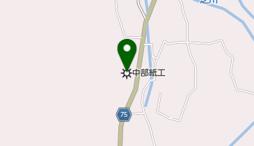 中部紙工(株)静岡工場の地図画像