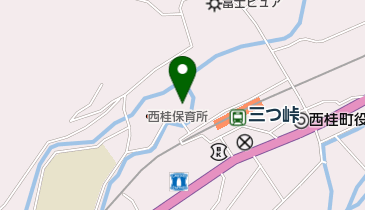 西桂町まちづくり交流センターきずな未来館の地図画像