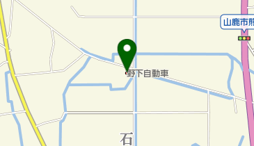 野下自動車工場の地図画像