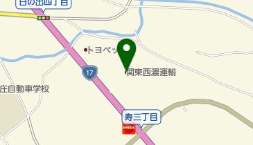 関東西濃運輸(株)本庄支店の地図画像