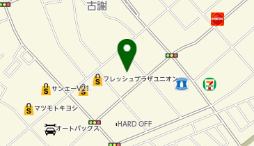 フレッシュプラザユニオン物流センターの地図画像