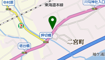 (株)オートセンタースギヤマ二宮店の地図画像