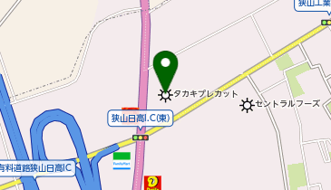 (株)タカキ狭山事業所の地図画像