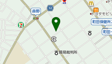 矢部板金工業所の地図画像