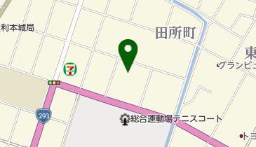 櫛田興業(株)物流倉庫の地図画像