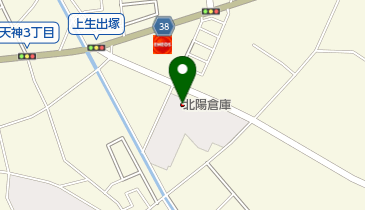 北陽倉庫(株)の地図画像