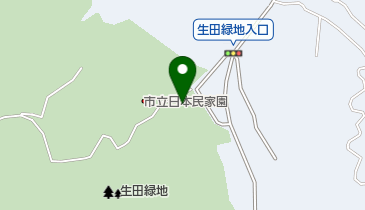 生田緑地東口ビジターセンターの地図画像