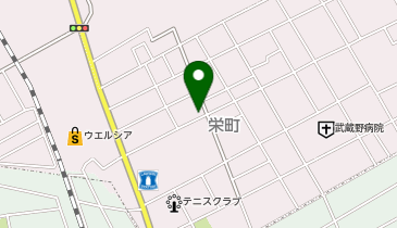 (有)浅子花店倉庫の地図画像